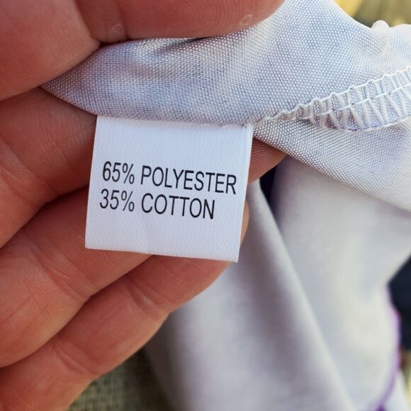 Purple Button up Blouse - Picture 12 of 12